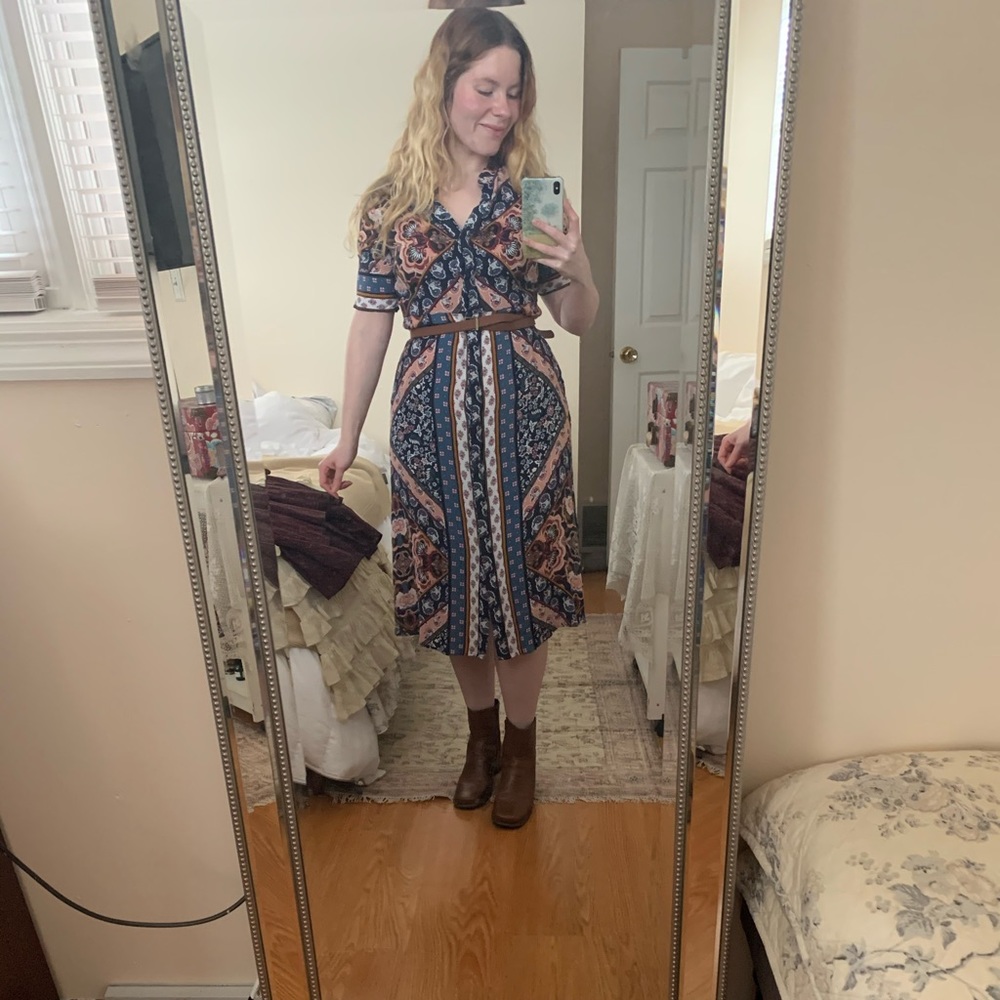 M&S Patterned Dress